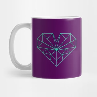 Lazer Heart Mug